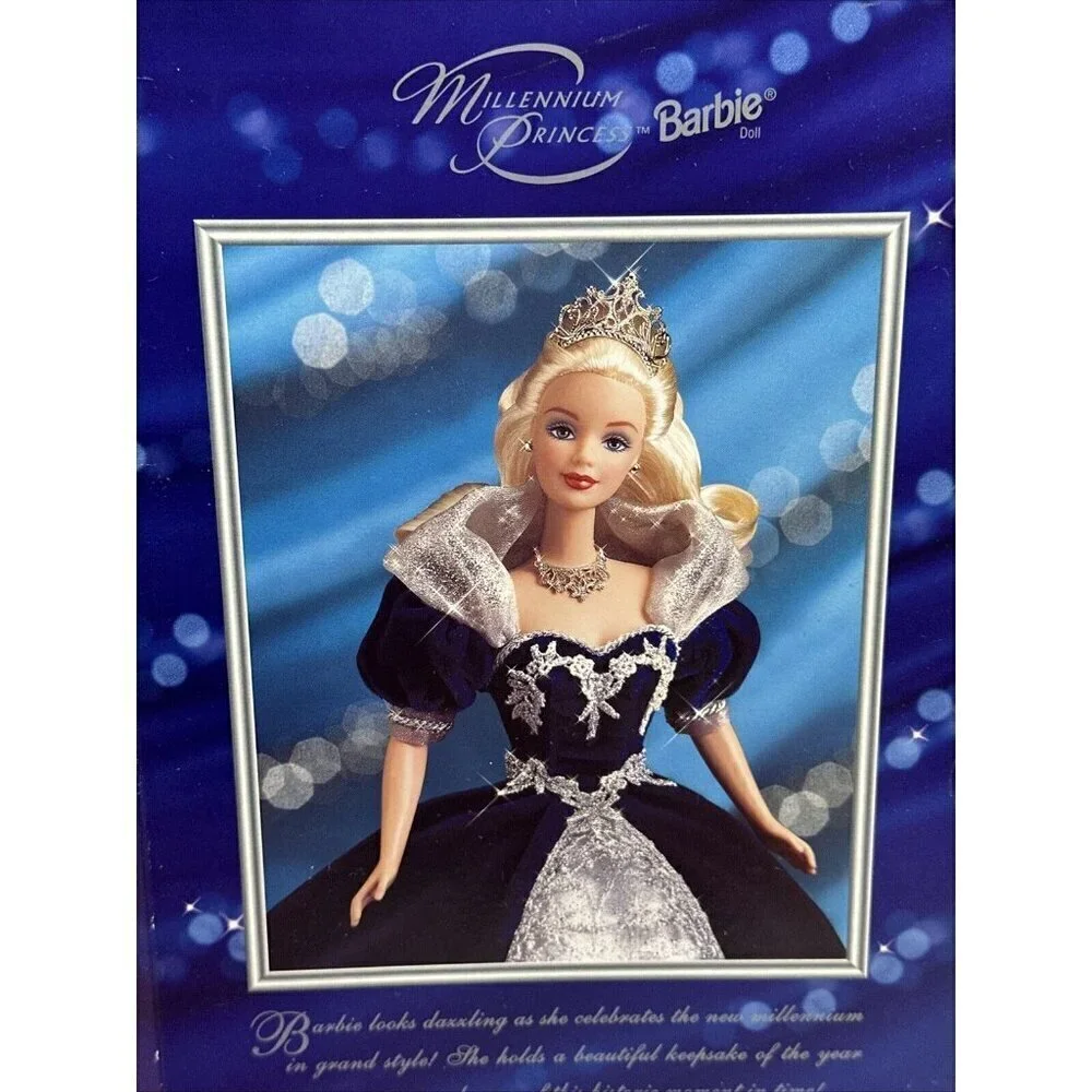 Barbie 2000 Millennium Princess Blue Dress #24154 Vintage 1999 
